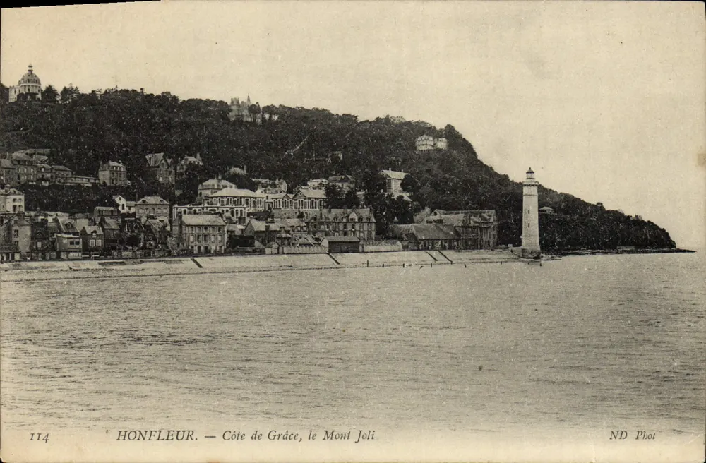 Honfleur — Côte de Grâce, le Mont Joli — ND Phot, n° 114 - Awers