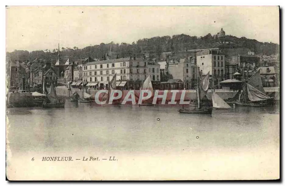 Honfleur — Der Hafen — Éditeur LL. n°6 - Vorderseite