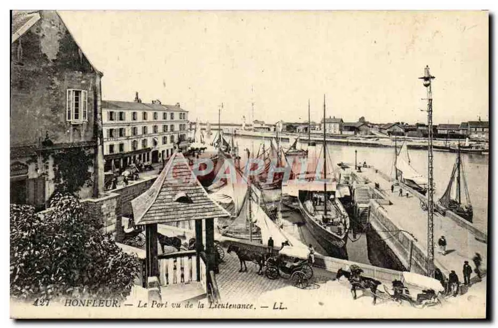 Honfleur — Der Hafen von der Lieutenantance aus gesehen — LL. - Vorderseite