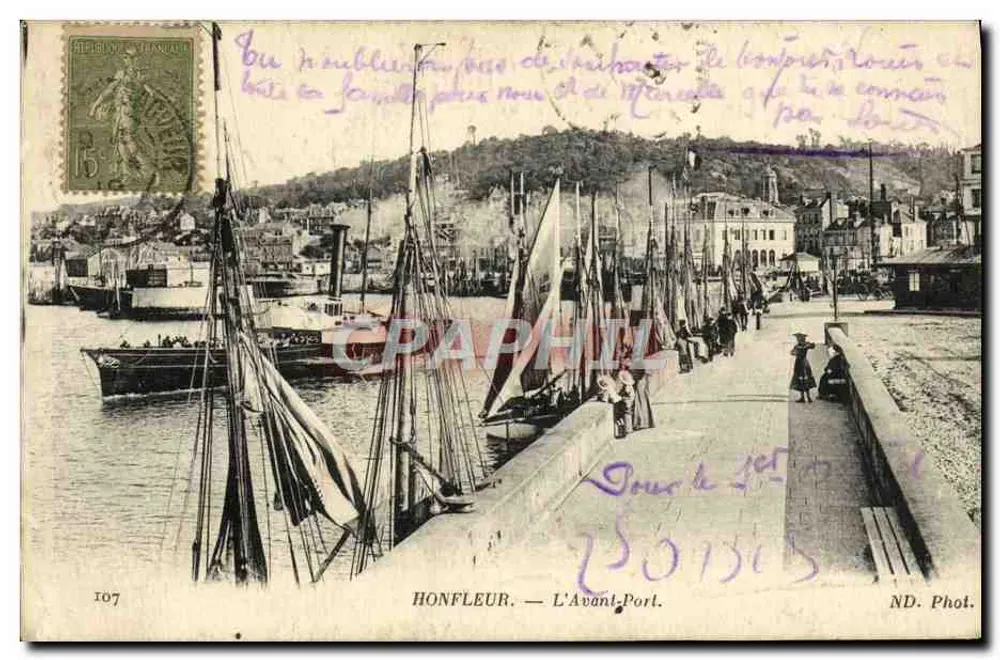Honfleur — O Porto Anterior — ND. Fot. n°107 - Frente