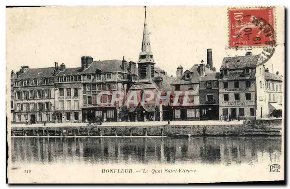 Honfleur — Le Quai Saint-Etienne — n°112 - Frente