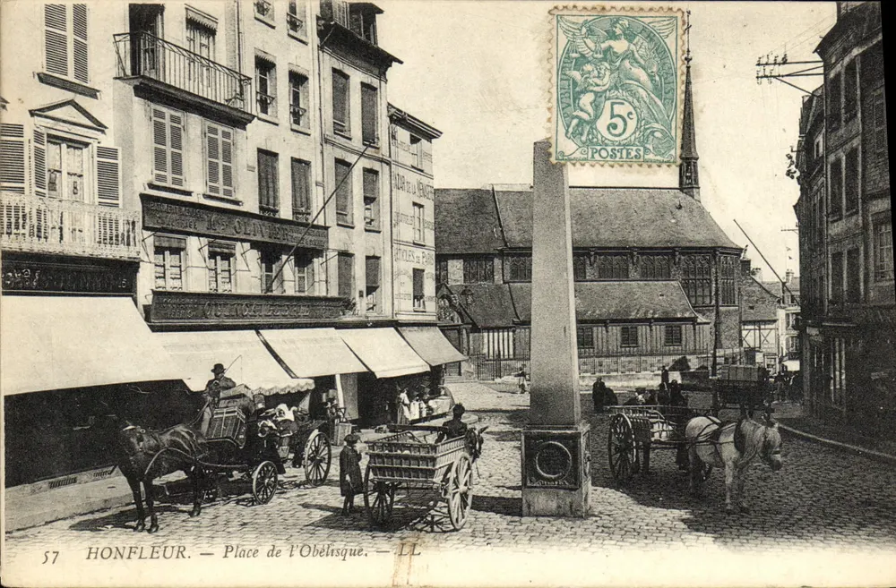 Honfleur — Plac obeliskowy — LL - Awers