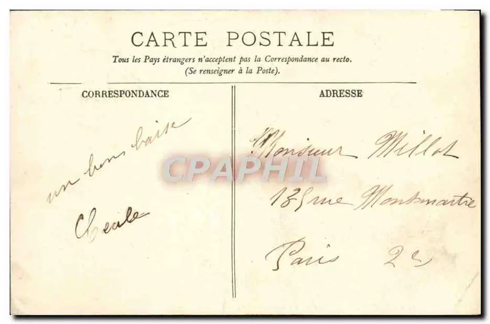 Honfleur — O Boulevard Carnot — LL - Verso