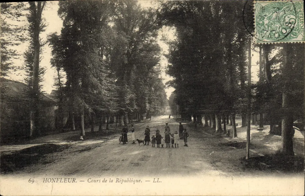 HONFLEUR — Cours de la République — LL. — n° 69 - Frente