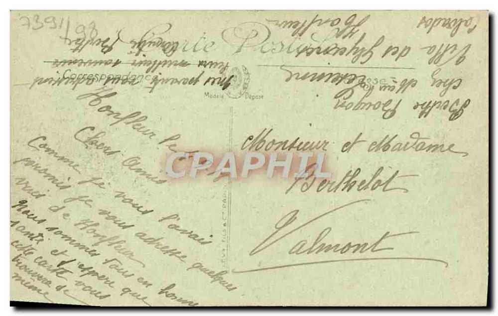 Honfleur — Cours de la République — LL. — n° 112 - Verso