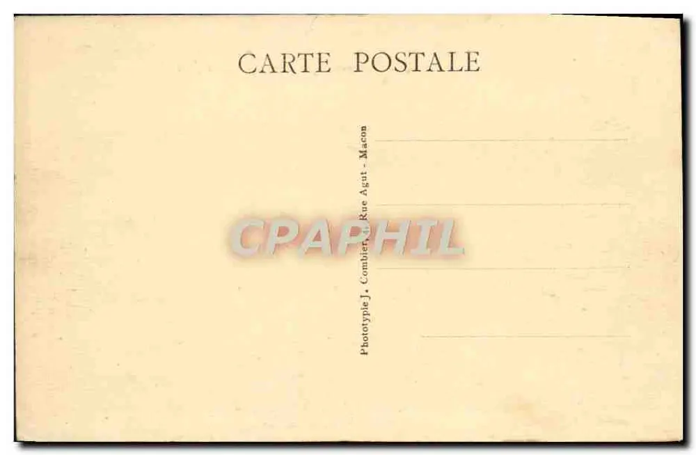 Honfleur — Panoramablick vom Mont Joli — Phototype Combier & Agut, Macon - Rückseite