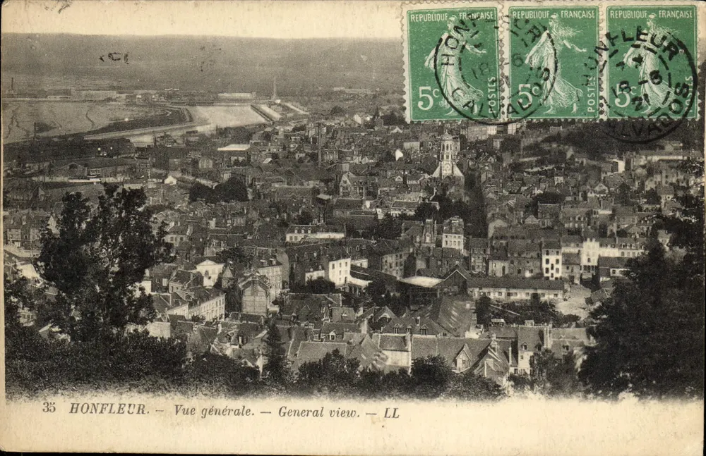 Honfleur — Vista geral — LL - Frente
