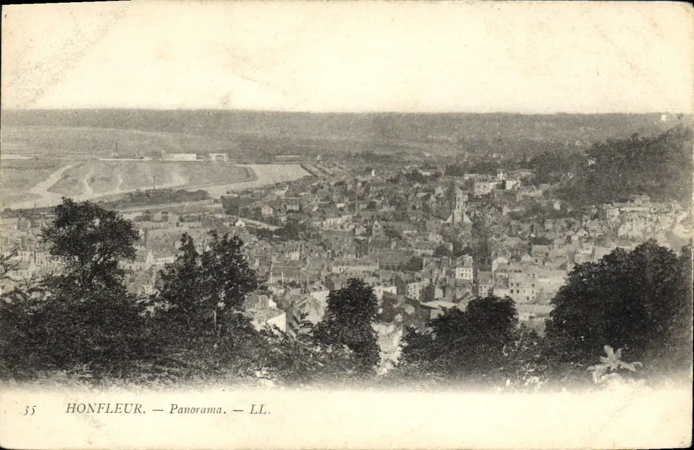 Honfleur — Panorama — LL. — n°35 - Frente