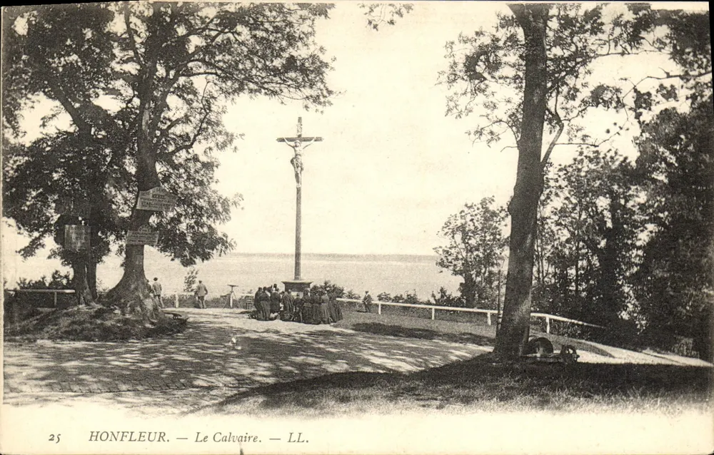 Honfleur — Widok na Kalwarię — LL. - Awers