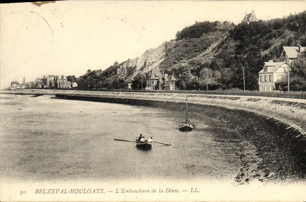 Beuzeval-Houlgate — A Embocadura da Divès — LL. - Frente