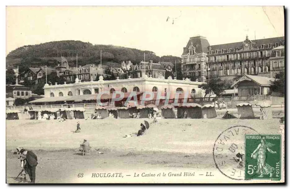 Houlgate — Das Casino und das Grand Hotel — LL. n°63 - Vorderseite