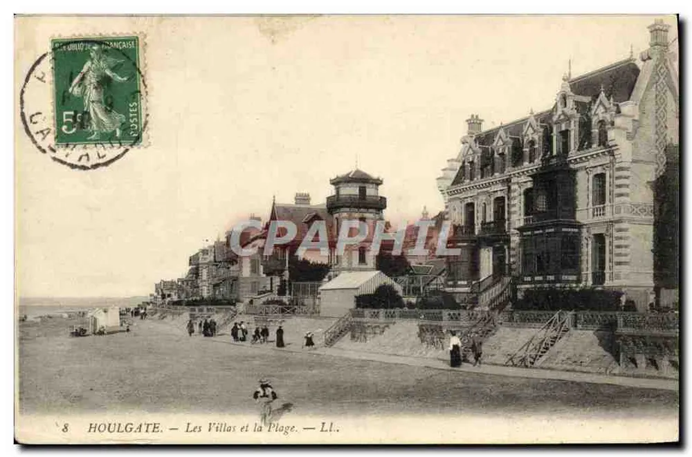 Houlgate — Les Villas et la Plage — L.L. - Frente