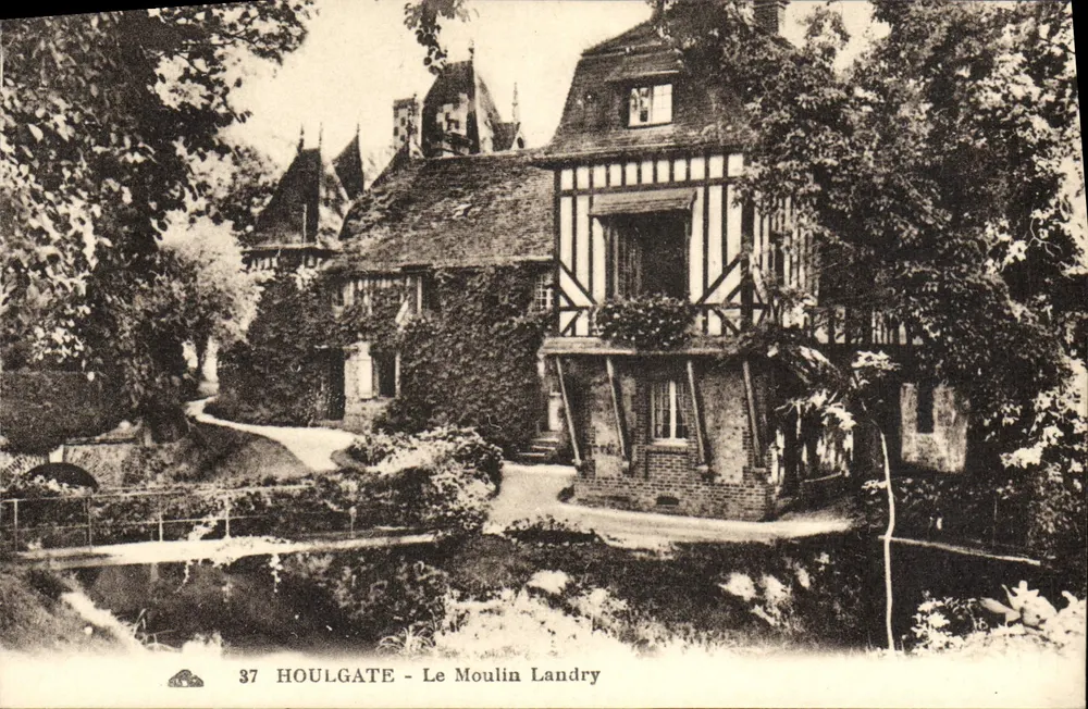 Antieke ansichtkaart Houlgate - De Molen Landry — uitgever Houlgate, nr. 37 - Voorkant