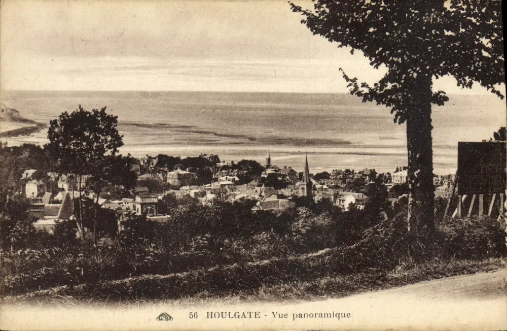 Houlgate - Vista panorâmica — editor anônimo, n° 56 - Frente
