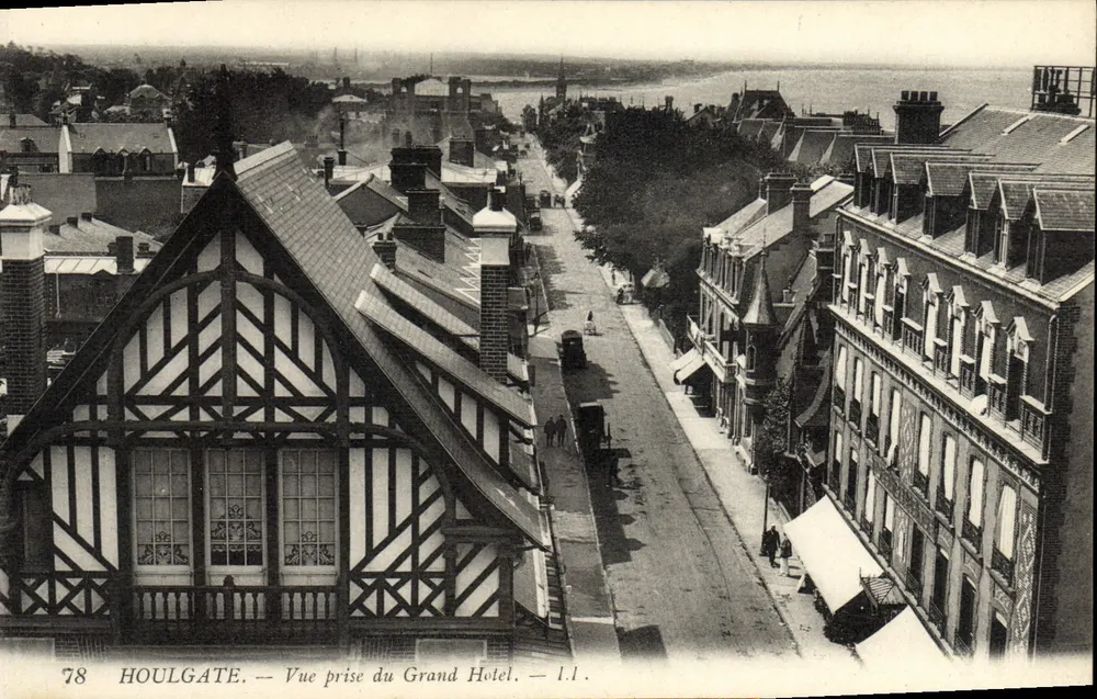 Houlgate — Blick vom Grand Hotel aus — Verlag L.I. n°78 - Vorderseite