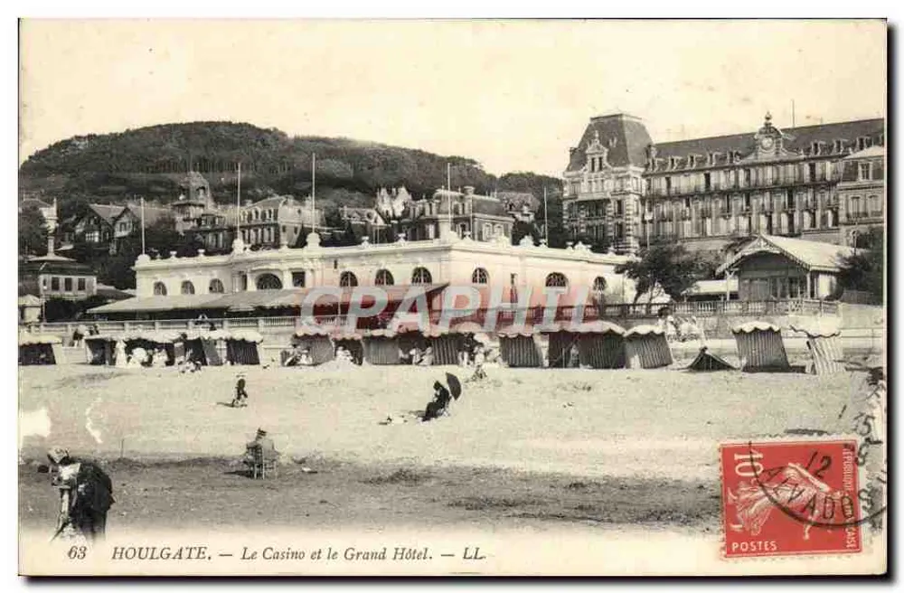 Houlgate — Das Casino und das Grand Hotel — LL - Vorderseite