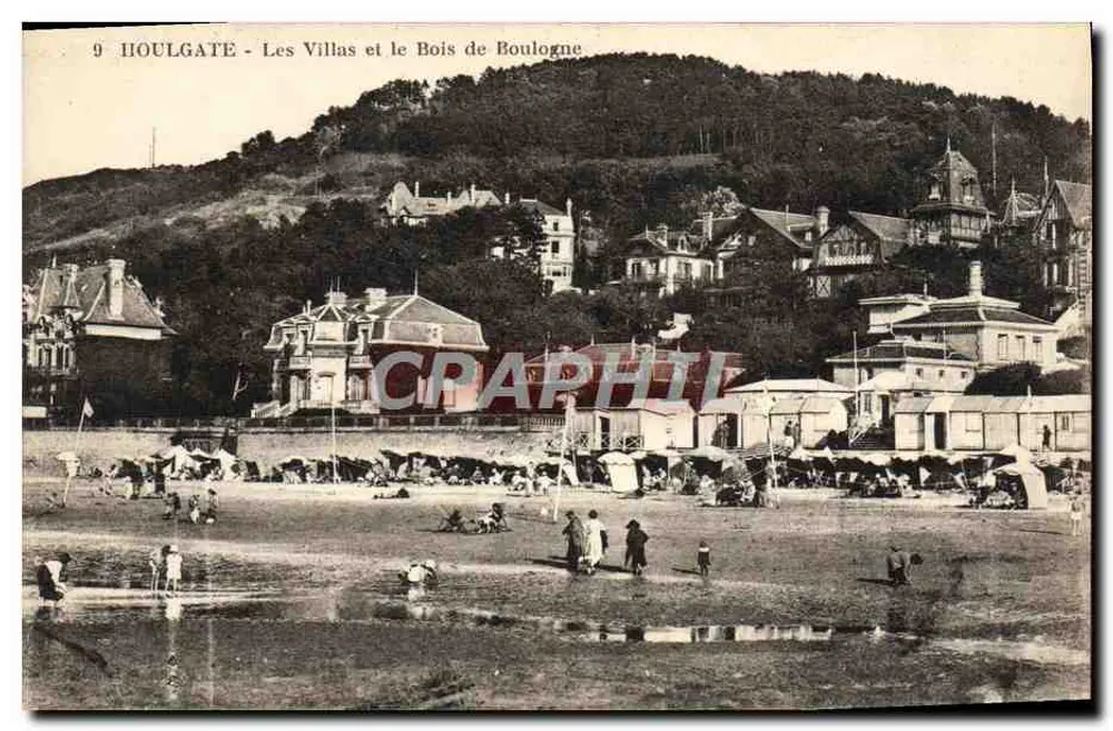 Houlgate - Die Villen und der Bois de Boulogne — Verlag Alsemanne des Arts Photographiques, Straßburg - Vorderseite