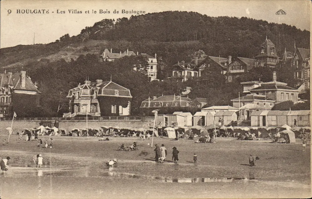 Houlgate - Die Villen und der Bois de Boulogne — Seriennummer 9 - Vorderseite
