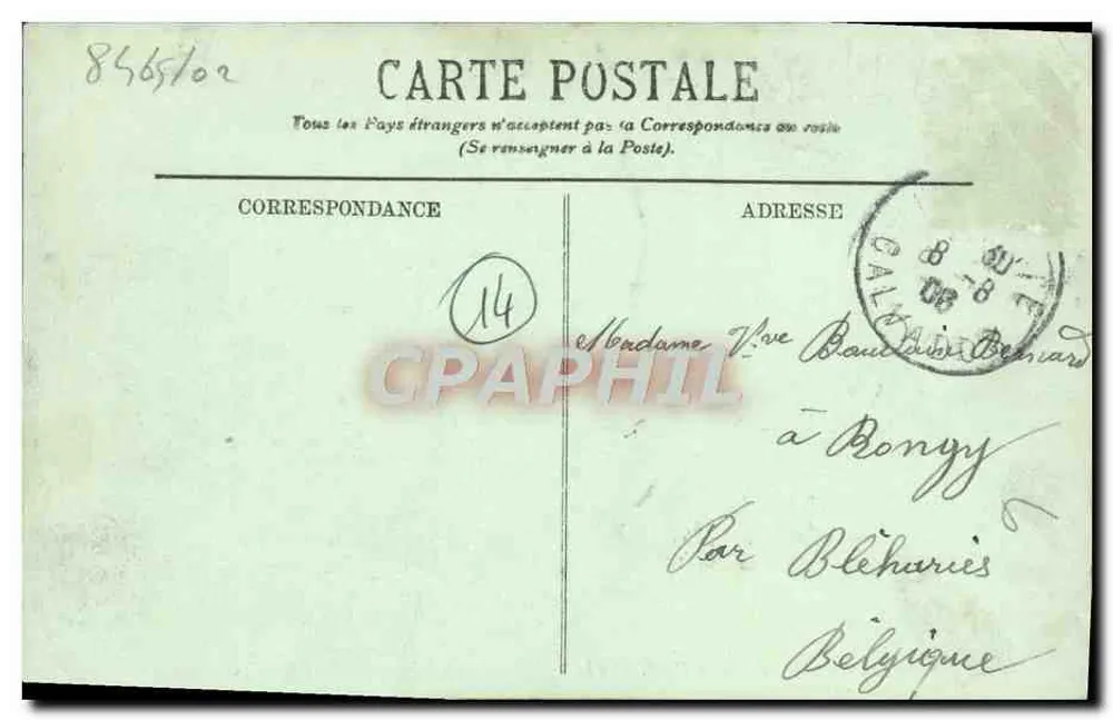 Houlgate — O Grande Hotel — LL. — Editor Leontine, n°16 - Verso