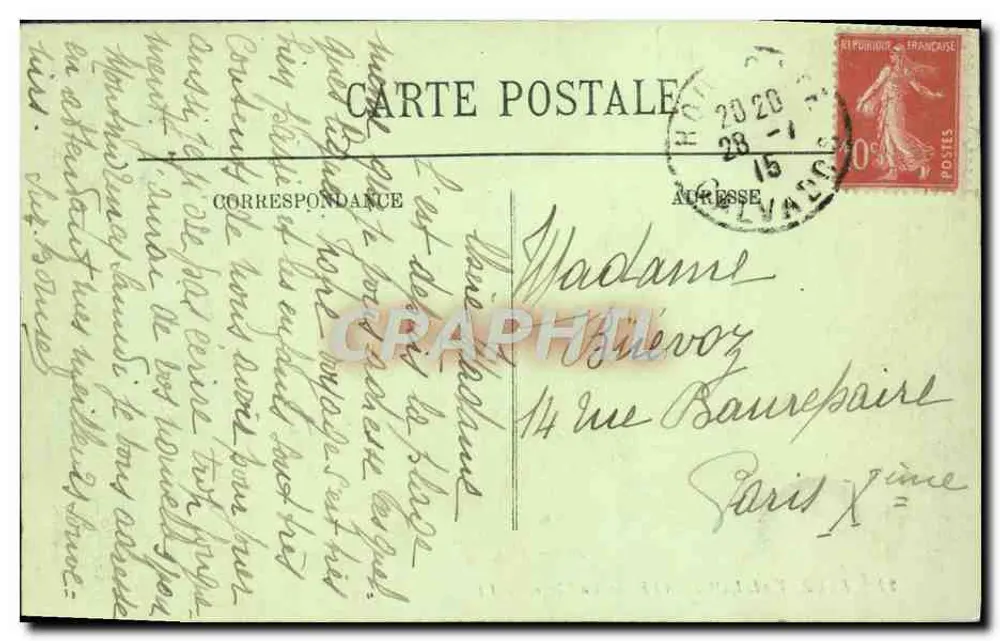 Beuzeval-Houlgate — A Praia — LL. - Verso