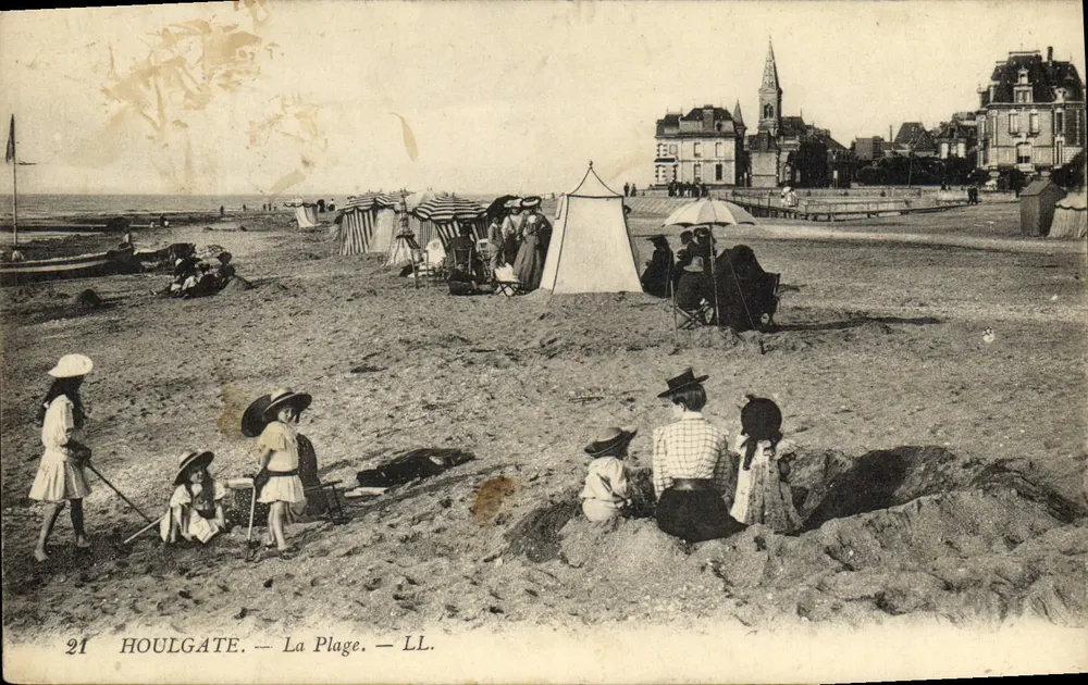 Houlgate — A Praia — LL. — N°21 - Frente