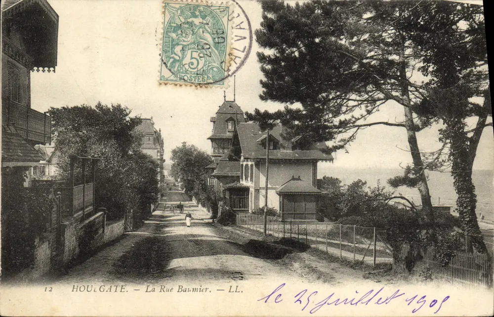 Hougate — A Rue Baumier — LL. - Frente
