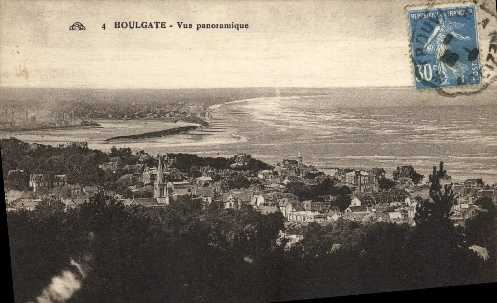 Houlgate - Vistas panorâmicas — editor impreciso, n° de série 4 - Frente