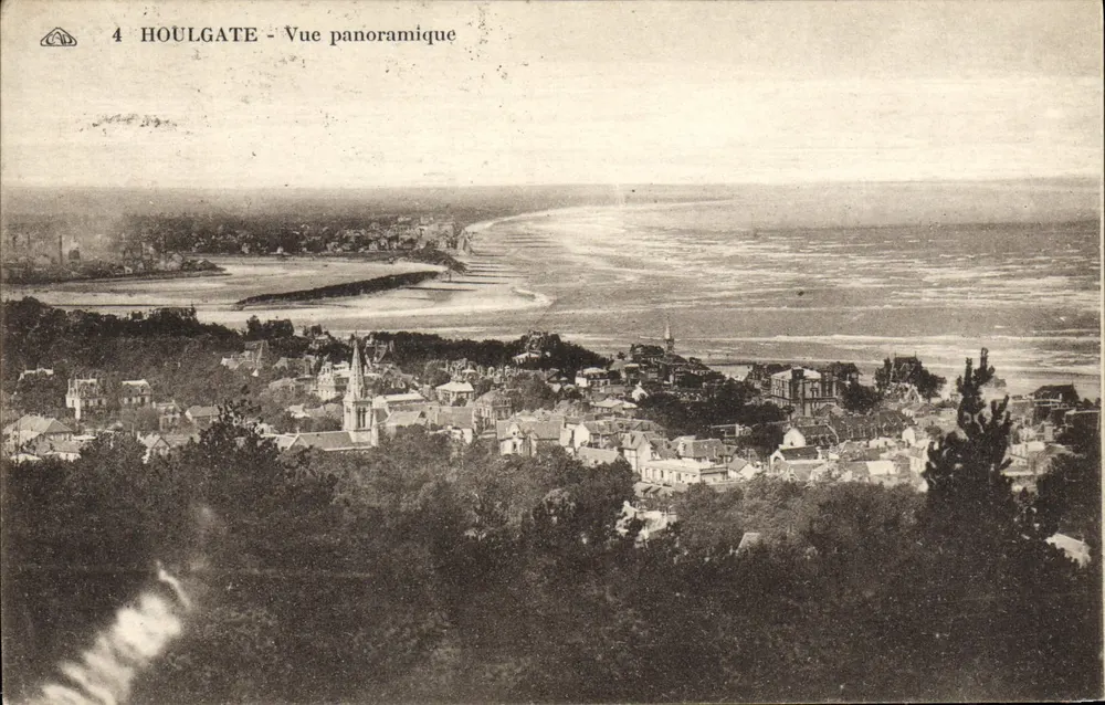 Houlgate - Vista panorâmica — editor não identificado, n° de série 4 - Frente