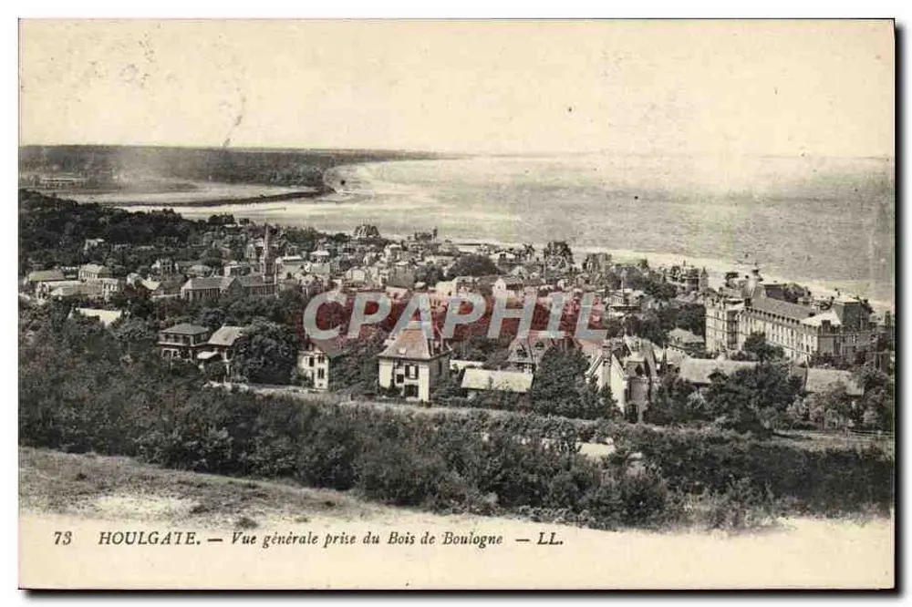 Houlgate — Allgemeiner Blick vom Bois de Boulogne — LL. n°73 - Vorderseite