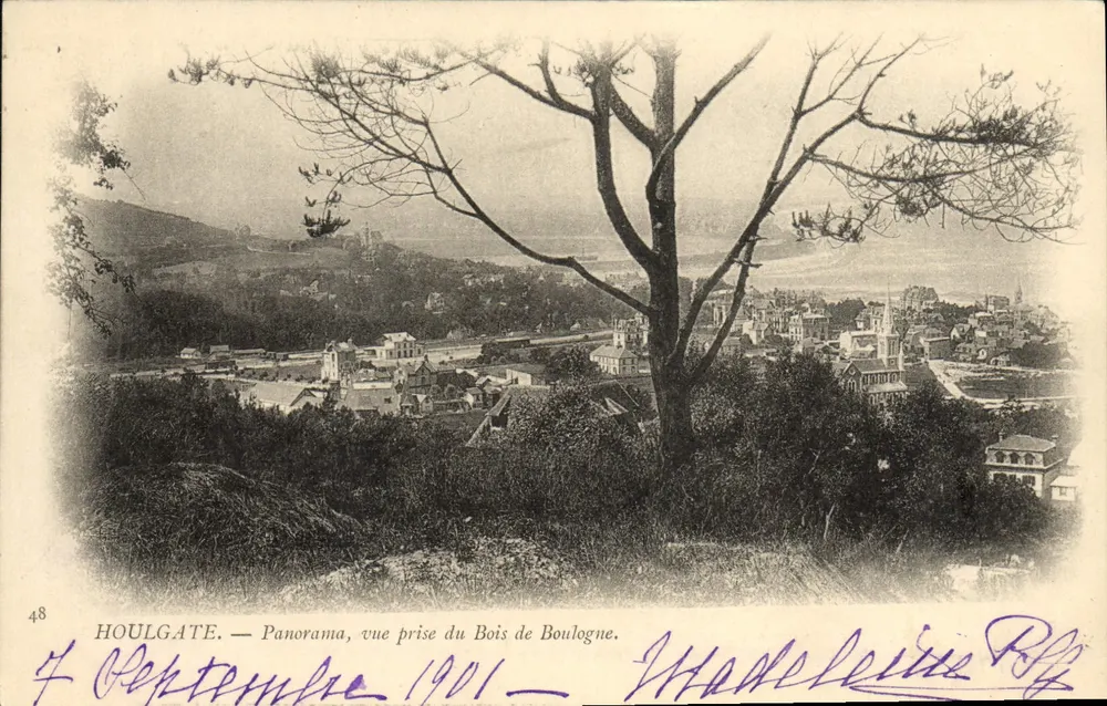 Houlgate — Panorama, Aufnahme vom Bois de Boulogne — n°48 - Vorderseite