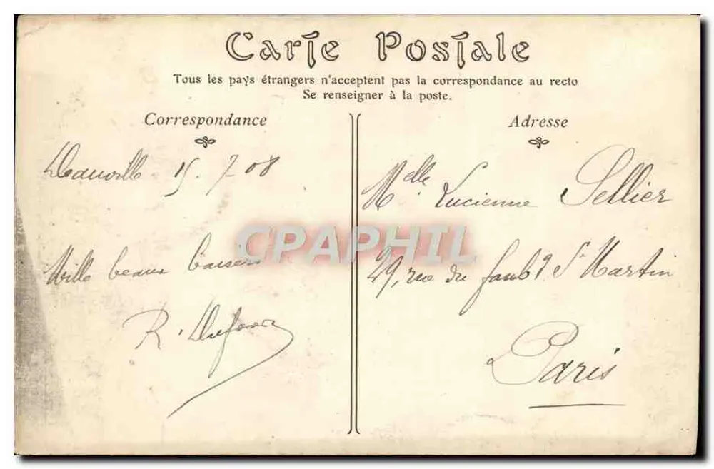 Hennequeville — Eigentum von Madame Rijjane, Petit Manoir - Rückseite