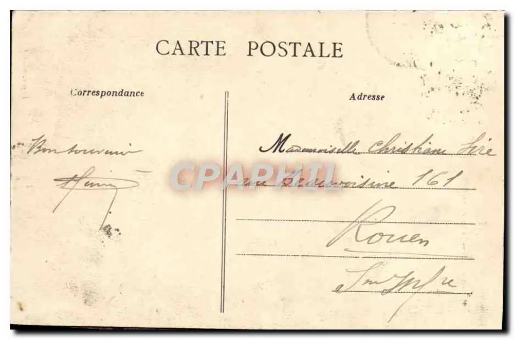 Hérouville — Ogólny widok (1890) — Royer, fot. Caen - Rewers