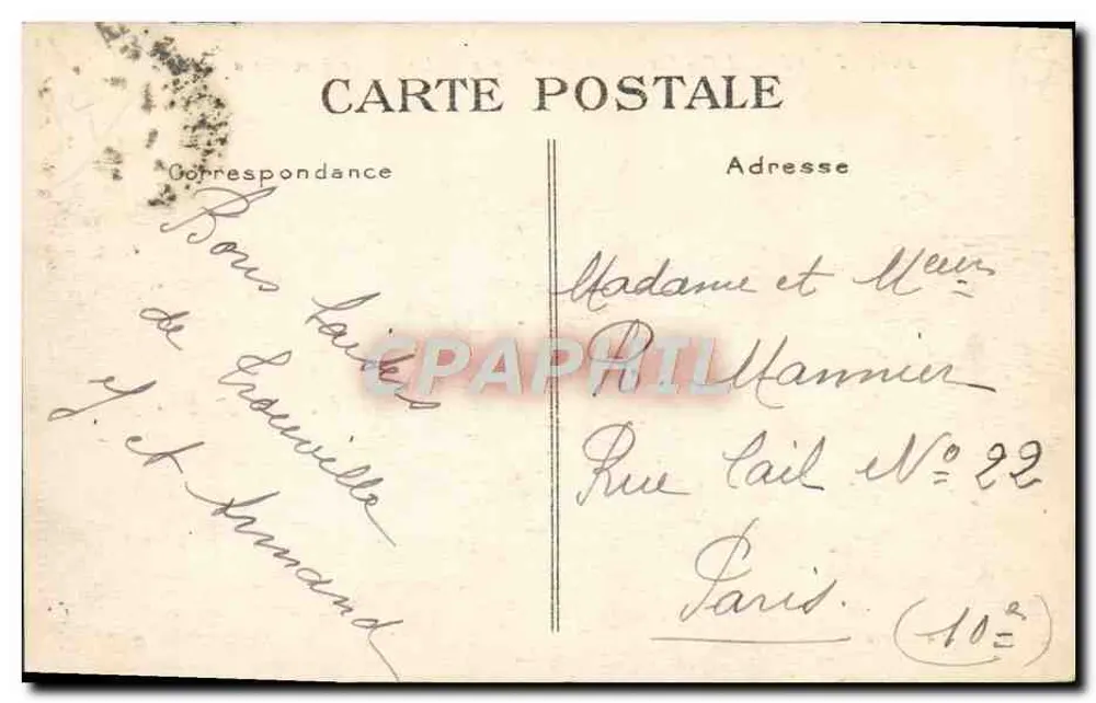 TROUVILLE - Die Königin der Strände — Die Strände bei Ebbe — G. F., Le Havre - Rückseite