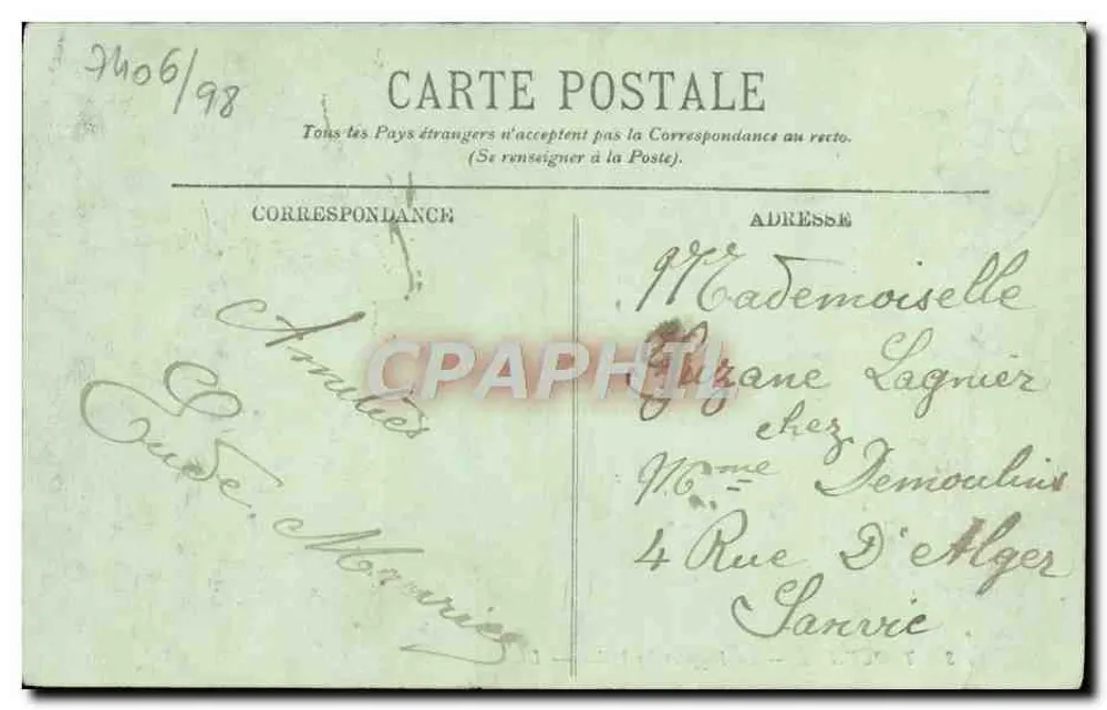 Trouville — Die Strandpromenade und die Villen — LL. n°138 - Rückseite
