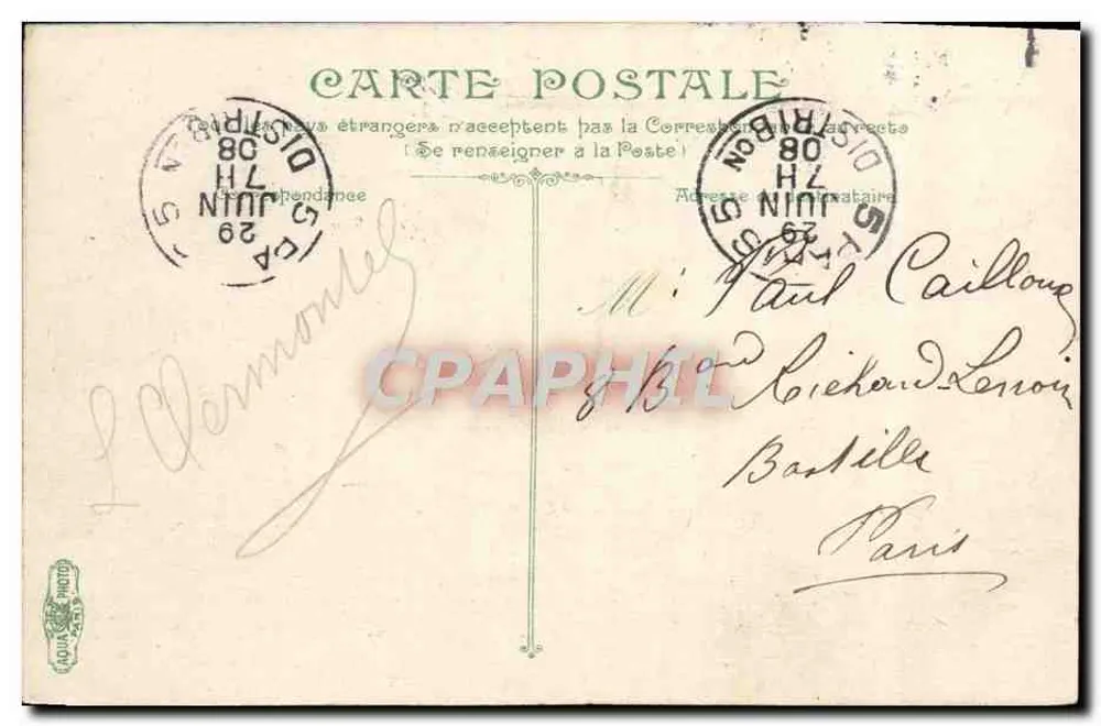 Trouville — Die Bretter und das Casino — Graphithil, n°5 - Rückseite