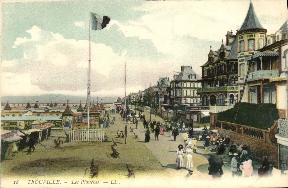 Trouville - Les Planches — LL. — n°18 - Frente