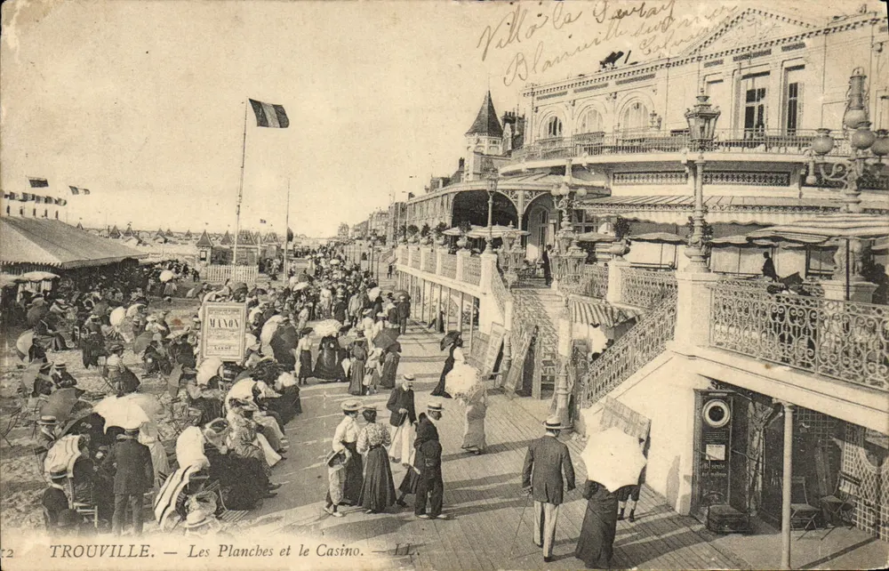 Trouville — Les Planches et le Casino — LL. — Éditeur LL. (n° 72) - Vorderseite