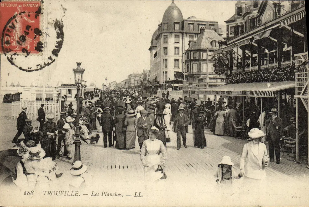 Trouville — Les Planches — LL. — n° 488 - Frente