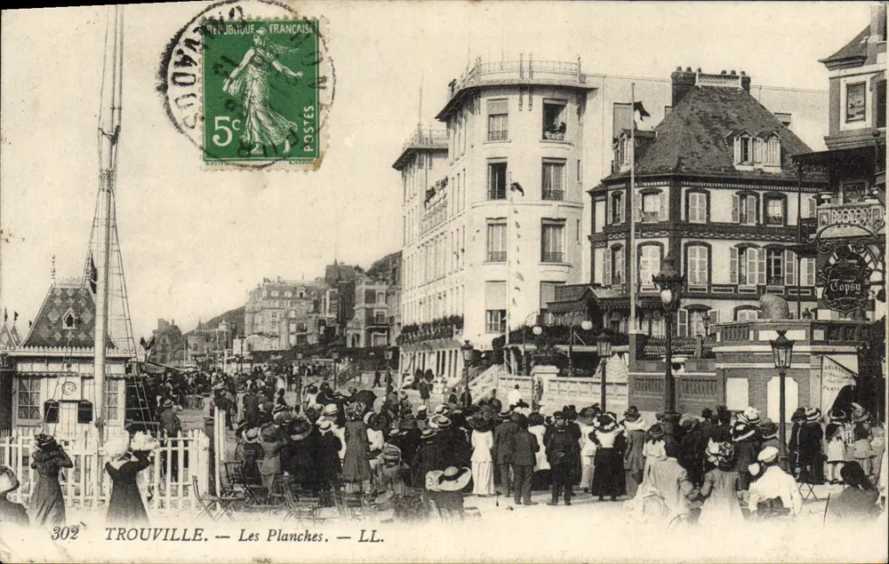 Trouville — Les Planches — LL. — editor LL. n° 302 - Frente