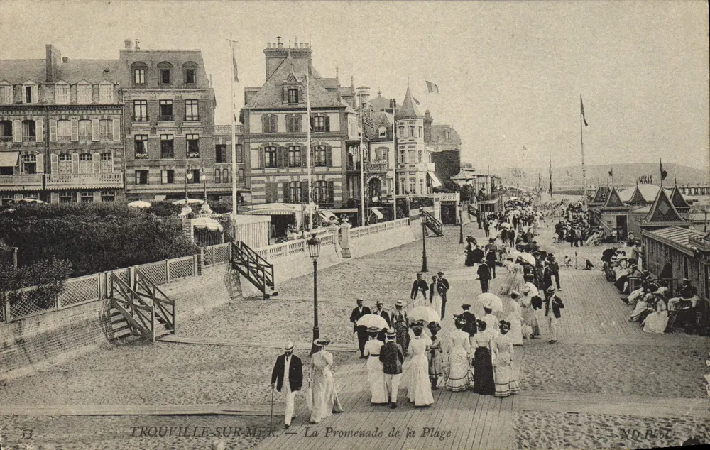 Trouville-sur-Mer — La Promenade de la Plage — ND. Paol - Vorderseite