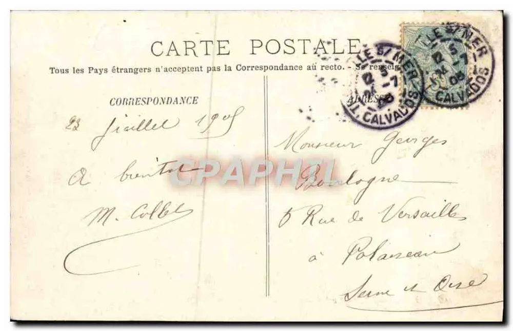 Trouville — A Peixaria — LL. n°108 - Verso