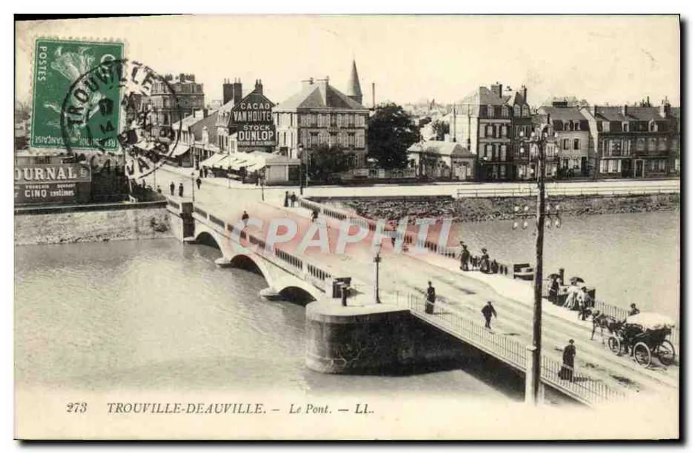 Trouville-Deauville — Die Brücke — LI. — n° 278 - Vorderseite