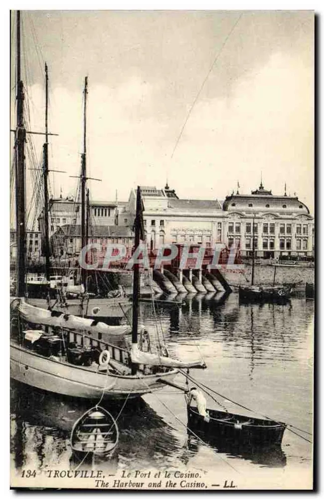 Trouville — Der Hafen und das Casino — LL. n° 134 - Vorderseite
