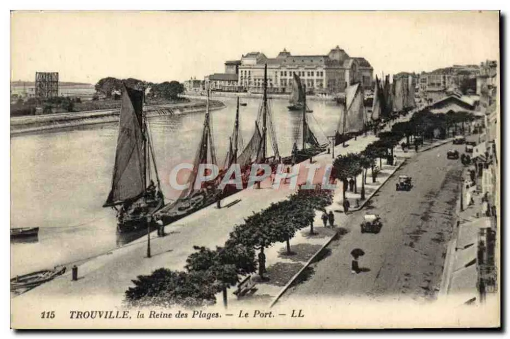 TROUVILLE, die Königin der Strände — Der Hafen — LL - Vorderseite