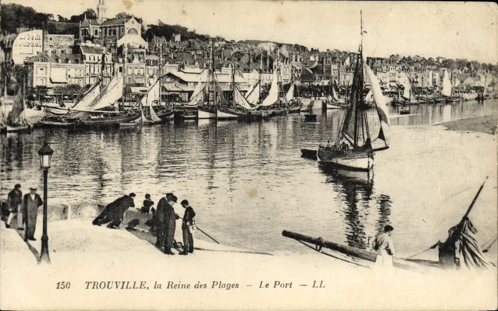 TROUVILLE, die Königin der Strände — Der Hafen — LL - Vorderseite