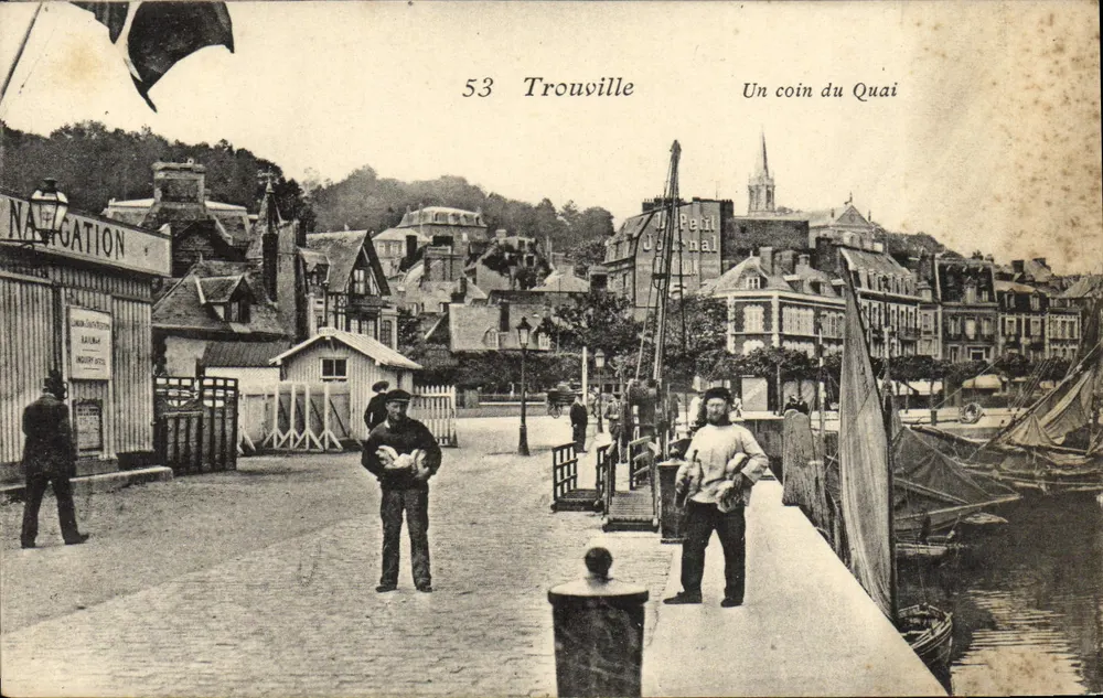 Trouville — Eine Ecke des Kai — Peil Journal - Vorderseite