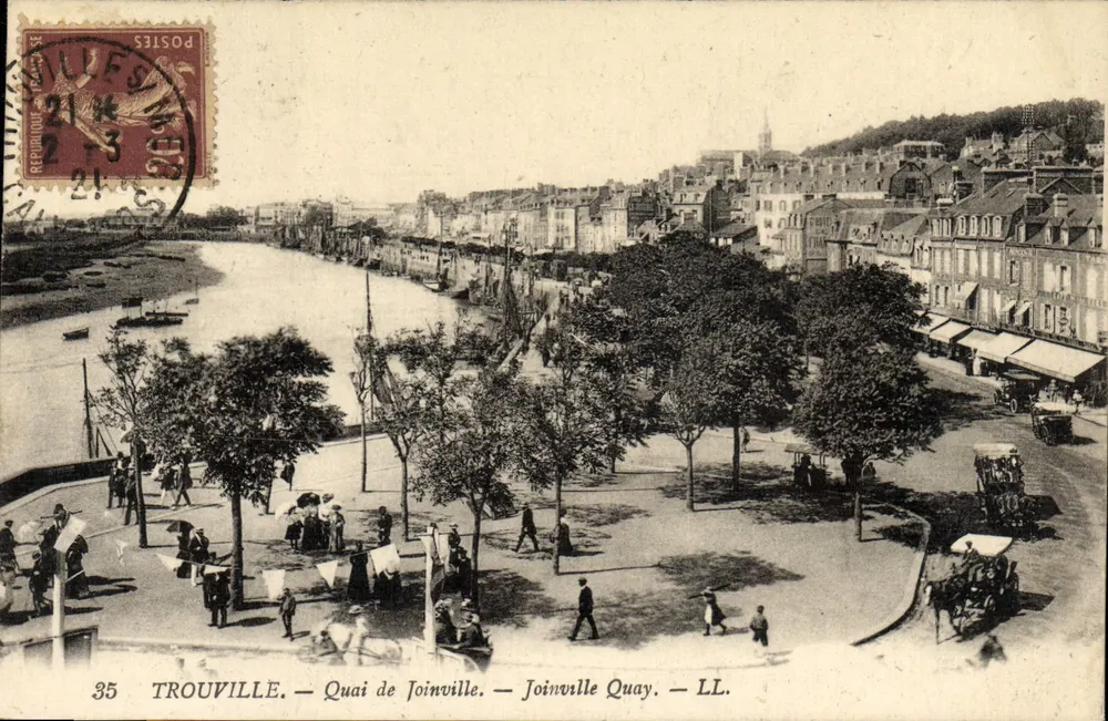 Trouville — Quai de Joinville — LL. — Editora LL, n°35 - Frente