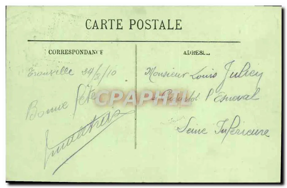 Trouville — Vista Geral — No Cais — LL. - Verso