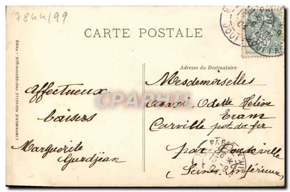 Trouville — La Rue de Paris — LL. - Reverso