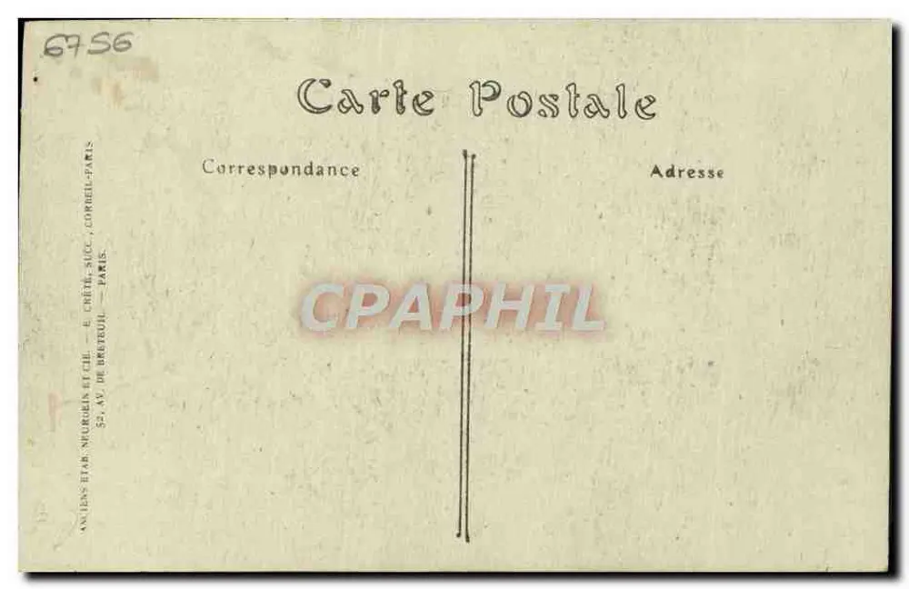 Trouville-sur-Mer — La Rue de Paris — ND Phot. - Rückseite